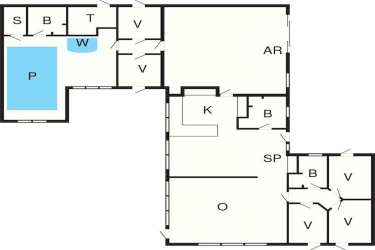 Five-Bedroom Holiday Home In Lokken 3 Luaran gambar